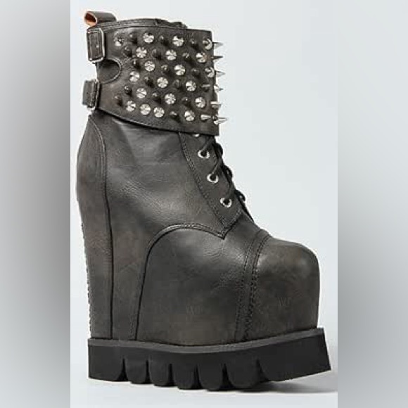 Jeffrey Campbell Zidler Platform Boots - Picture 1 of 11